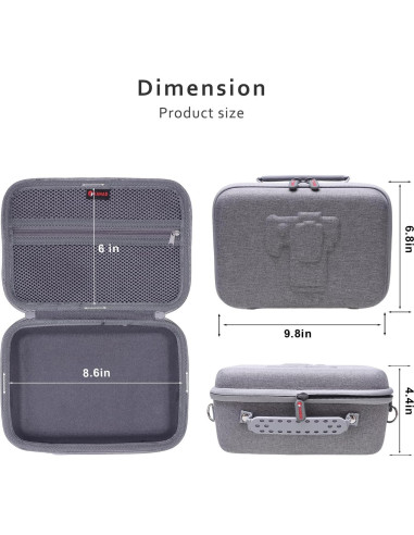 Funda Dura XANAD para Cámaras Sony Alpha y Canon - Gris