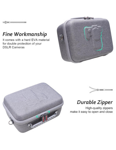 Funda Dura XANAD para Cámaras Sony Alpha y Canon - Gris