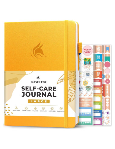 Diario de Cuidado Personal Clever Fox - Bienestar y Reflexión