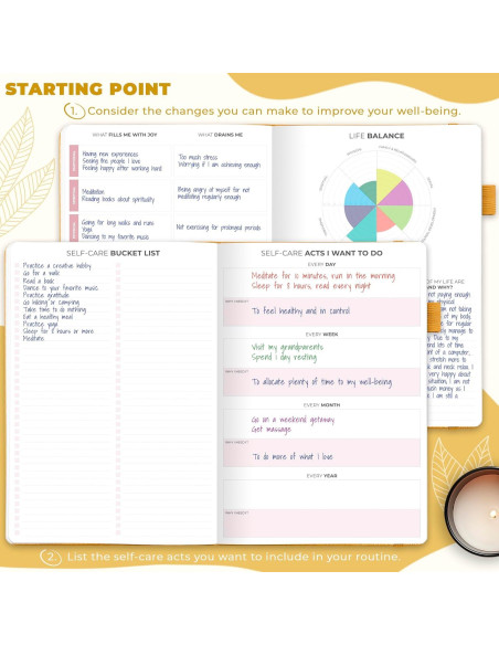 Diario de Cuidado Personal Clever Fox - Bienestar y Reflexión