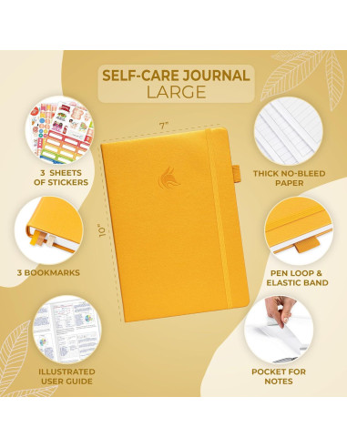 Diario de Cuidado Personal Clever Fox - Bienestar y Reflexión