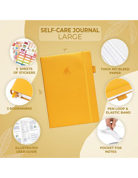 Diario de Cuidado Personal Clever Fox - Bienestar y Reflexión