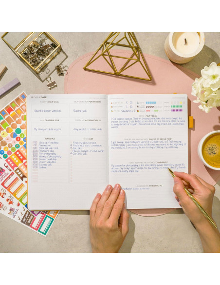 Diario de Cuidado Personal Clever Fox - Bienestar y Reflexión