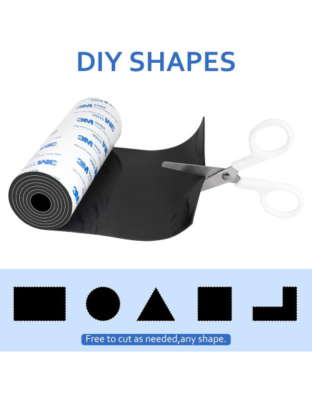 Almohadillas de Silicona Antideslizantes VOCOMO 101.6x12.7 cm - Negro