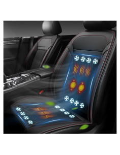 Funda de Asiento de Coche Refrigerada Fochutech 3 en 1 Negro