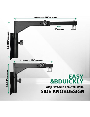 Soporte para Saco de Boxeo LTSEAME Ajustable 44.5-66.8 cm