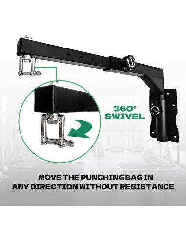 Soporte para Saco de Boxeo LTSEAME Ajustable 44.5-66.8 cm