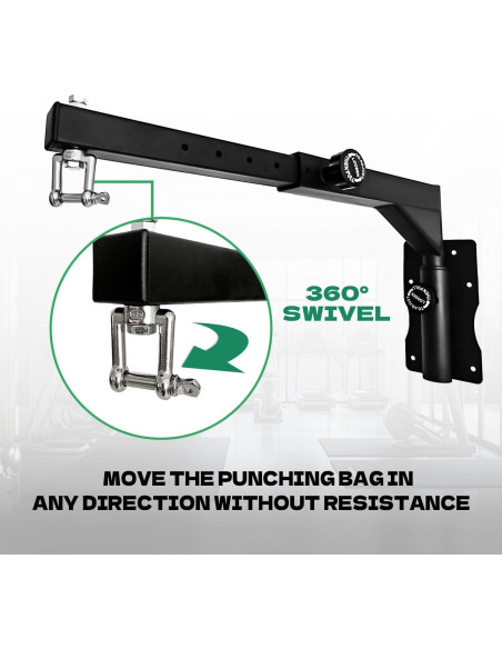 Soporte para Saco de Boxeo LTSEAME Ajustable 44.5-66.8 cm