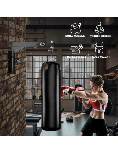 Soporte para Saco de Boxeo LTSEAME Ajustable 44.5-66.8 cm