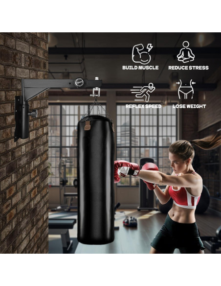 Soporte para Saco de Boxeo LTSEAME Ajustable 44.5-66.8 cm