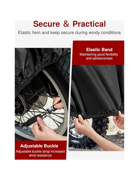 Funda para Motocicleta Puroma 3XL Impermeable Universal Negra