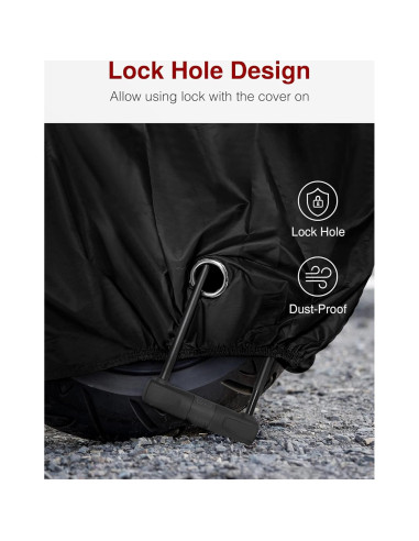 Funda para Motocicleta Puroma 3XL Impermeable Universal Negra