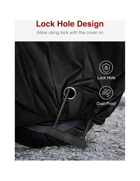 Funda para Motocicleta Puroma 3XL Impermeable Universal Negra