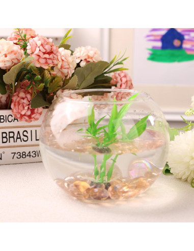 Canicas de Vidrio Planas FUTUREPLUSX 2.25kg Coral Rosado