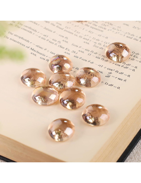 Canicas de Vidrio Planas FUTUREPLUSX 2.25kg Coral Rosado