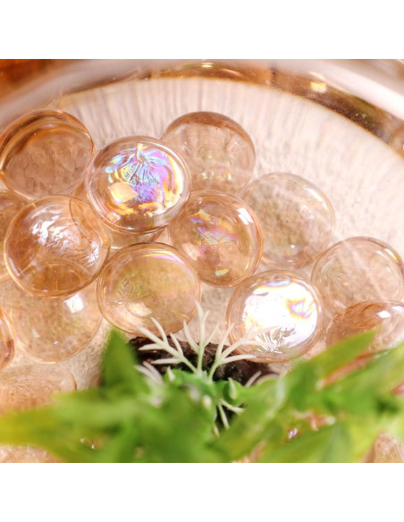 Canicas de Vidrio Planas FUTUREPLUSX 2.25kg Coral Rosado