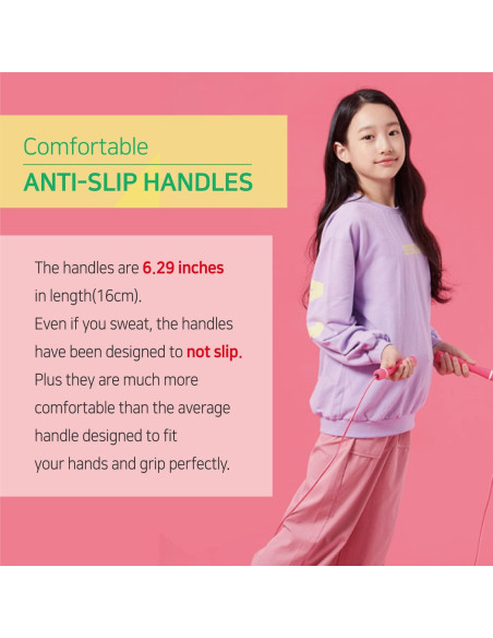 Cuerda de Saltar KSY Kids Verde Pop - Ajustable y Antideslizante