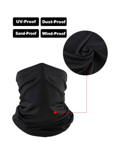 8 Bufandas Gaiter Camuflaje SATINIOR para Hombres UV Verano 2