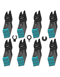 Kit de 100 Cuchillas Oscilantes AMZBSAW de Acero Cr-V