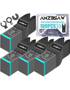 Kit de 100 Cuchillas Oscilantes AMZBSAW de Acero Cr-V 2