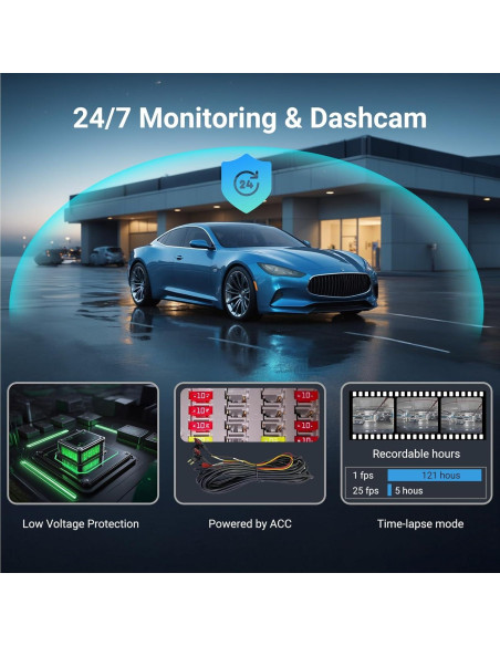 Espejo Retrovisor Sinjet H6 9.66" IPS Doble Cámara FHD 2K