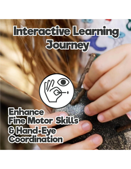 Figuras de Animales de Madera Taksa Toys 5 Piezas Montessori