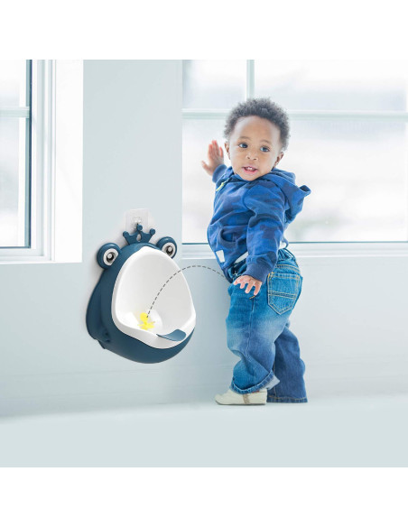 Orinal de Entrenamiento para Niños Azul Profundo Ajustable