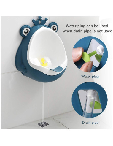 Orinal de Entrenamiento para Niños Azul Profundo Ajustable