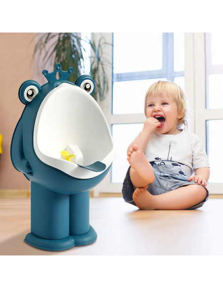 Orinal de Entrenamiento para Niños Azul Profundo Ajustable