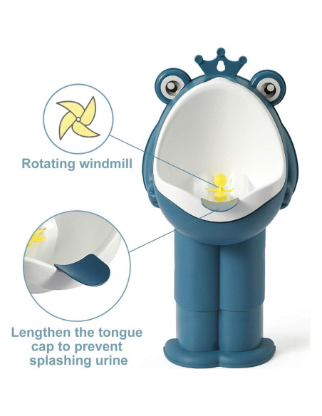 Orinal de Entrenamiento para Niños Azul Profundo Ajustable