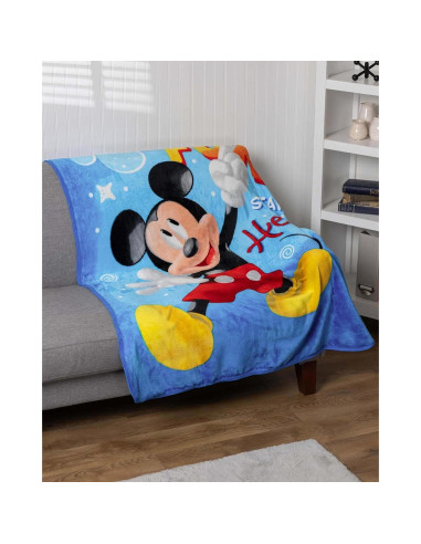 Manta de Toque de Seda Northwest Mickey Mouse 116x152 cm