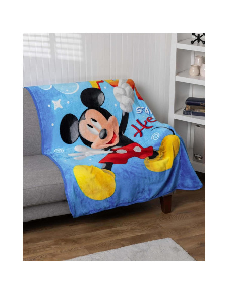 Manta de Toque de Seda Northwest Mickey Mouse 116x152 cm