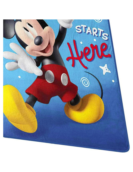 Manta de Toque de Seda Northwest Mickey Mouse 116x152 cm