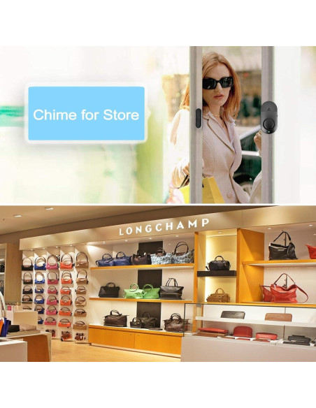 Alarma de Puerta y Ventana Rinetiy 120 DB Seguridad Hogar