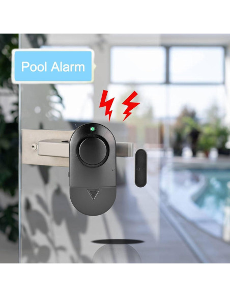 Alarma de Puerta y Ventana Rinetiy 120 DB Seguridad Hogar