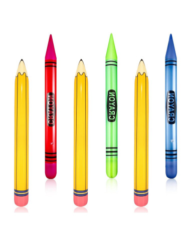 Juego de Globos Inflables Gigantes 6 Pzs Denylo Pro Fiesta Escolar