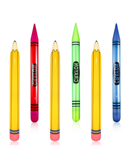 Juego de Globos Inflables Gigantes 6 Pzs Denylo Pro Fiesta Escolar