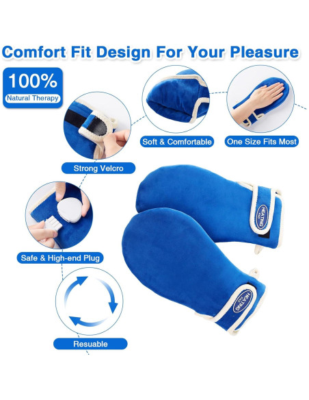 Manoplas Calentadas Eléctricas AOBOCO para Alivio de Dolor