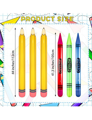 Juego de Globos Inflables Gigantes 6 Pzs Denylo Pro Fiesta Escolar