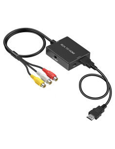 Convertidor RCA a HDMI Uzifhdhi 720P/1080P para TV