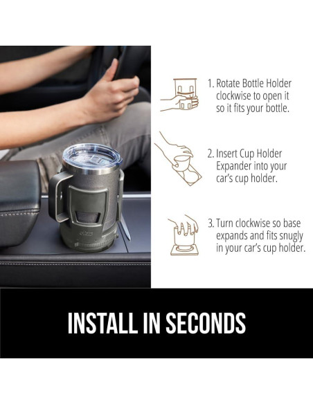 Expansor de Porta Vasos GORILLA GRIP Ajustable Gris 0.53-1.42L