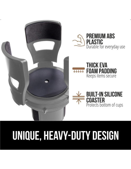 Expansor de Porta Vasos GORILLA GRIP Ajustable Gris 0.53-1.42L