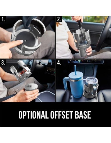 Expansor de Porta Vasos GORILLA GRIP Ajustable Gris 0.53-1.42L