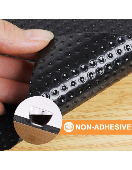 Forro de Estante FLPMIX 10cm x 1008cm Negro Impermeable