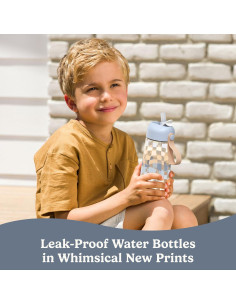 Botella de Agua Bentgo Kids 15 oz Tritan Gradiente Cuadrados 2