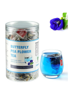 50 Bolsitas de Té de Flor de Mariposa Azul Secas - VitalForest