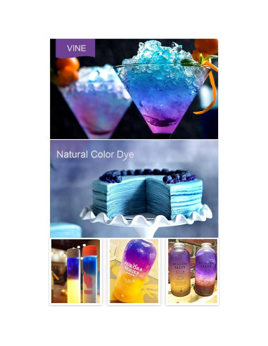 50 Bolsitas de Té de Flor de Mariposa Azul Secas - VitalForest