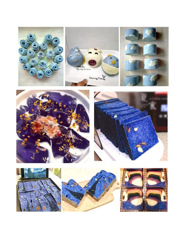 50 Bolsitas de Té de Flor de Mariposa Azul Secas - VitalForest