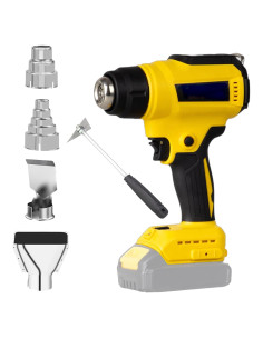 Pistola de Calor Inalámbrica Dewalt 20V 300W 1022F 4 Boquillas
