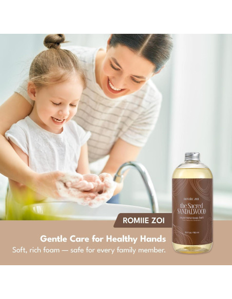 Juego de Recarga Jabón de Manos Líquido ROMIIE ZOI - 3 Paquetes 26 Oz